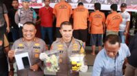Tim Anti Bandit Polsek Sungai Kunjang Ringkus Tiga Orang Pengedar Sabu-Sabu