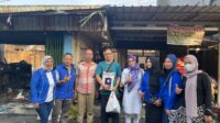 Salurkan Bantuan Pada Korban Kebakaran di Teluk Lerong Ilir, DPW PAN Kaltim Berikan Bantuan Sembako