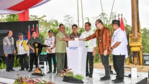 Presiden Joko Widodo Memimpin Dimulainya Pembangunan Green Hospital