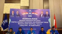 Pemilu Semakin Dekat, Partai Amanat Nasional se-Kaltim Gelar Konsolidasi