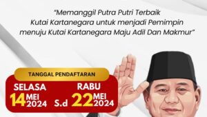 Sambut Pilkada 2024, DPC Partai Gerindra Kukar Buka Pendaftaran Calon Bupati dan Wakil Bupati