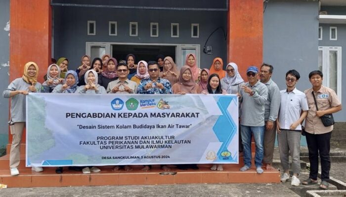 Gelar Pengabdian Masyarakat, Prodi Akuakultur FPIK Unmul Sosialisasikan Empat Bidang Dalam Sektor Budidaya