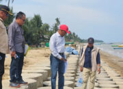 Pansus LKPj Gubernur Kaltim Tinjau Proyek Pengaman Pantai di Tanjung Jumlai untuk Lindungi Pesisir PPU