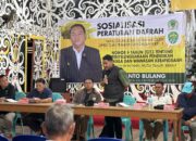 Budianto Bulang Sosialisasikan Perda Pancasila di Desa Long Nyelong